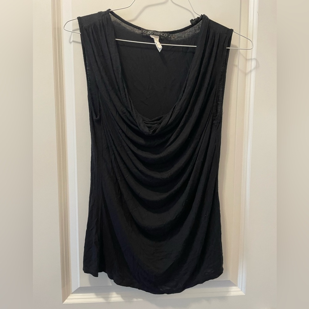 Coco Bianco scoop neck tank